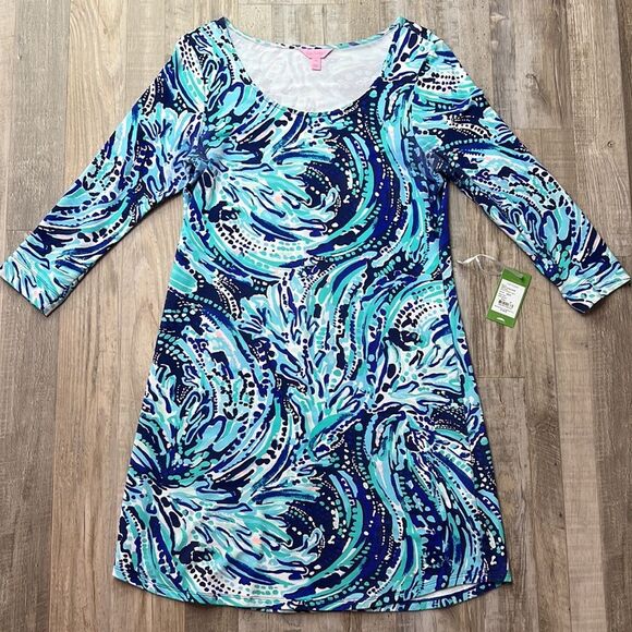 Lilly Pulitzer Bright Navy Crash the Bash Tammy Dress - Picture 3 of 12